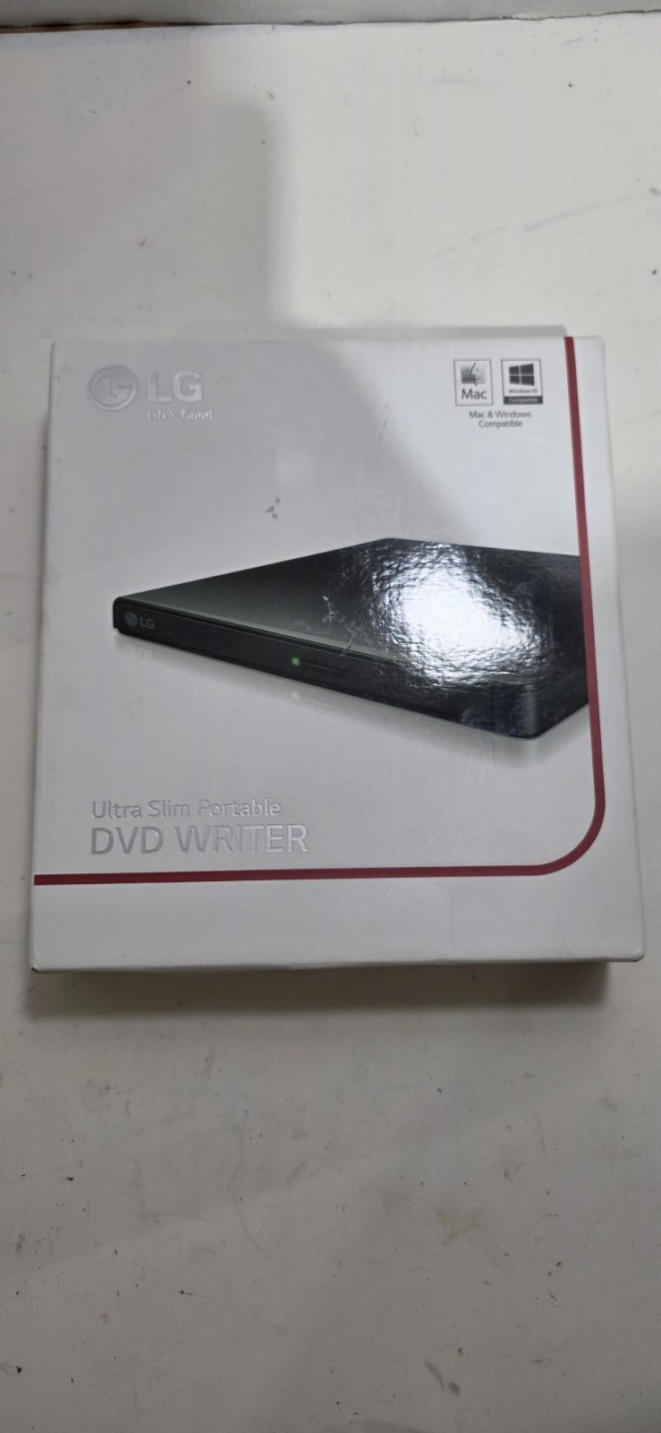 LG Ultra Slim Portable DVD Writer External Drive M-DISC CD GP55EX70 Black MOVIE