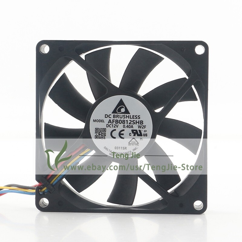 AFB0812SHB-W2F 24V 48V DC12V 0.40A 3.24W 8015 80x80x15mm 4Wire Axial Cooling Fan