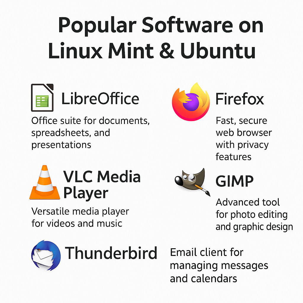 Linux Mint 22.2 Cinnamon + Ubuntu 24.04.3 LTS – Bootable / Live USB / 2-in-1