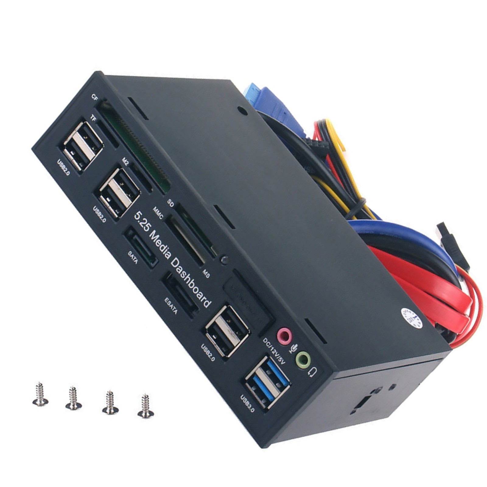 5.25in Computer Multi-function Dashboard Media Front Panel Speed USB Card Reader