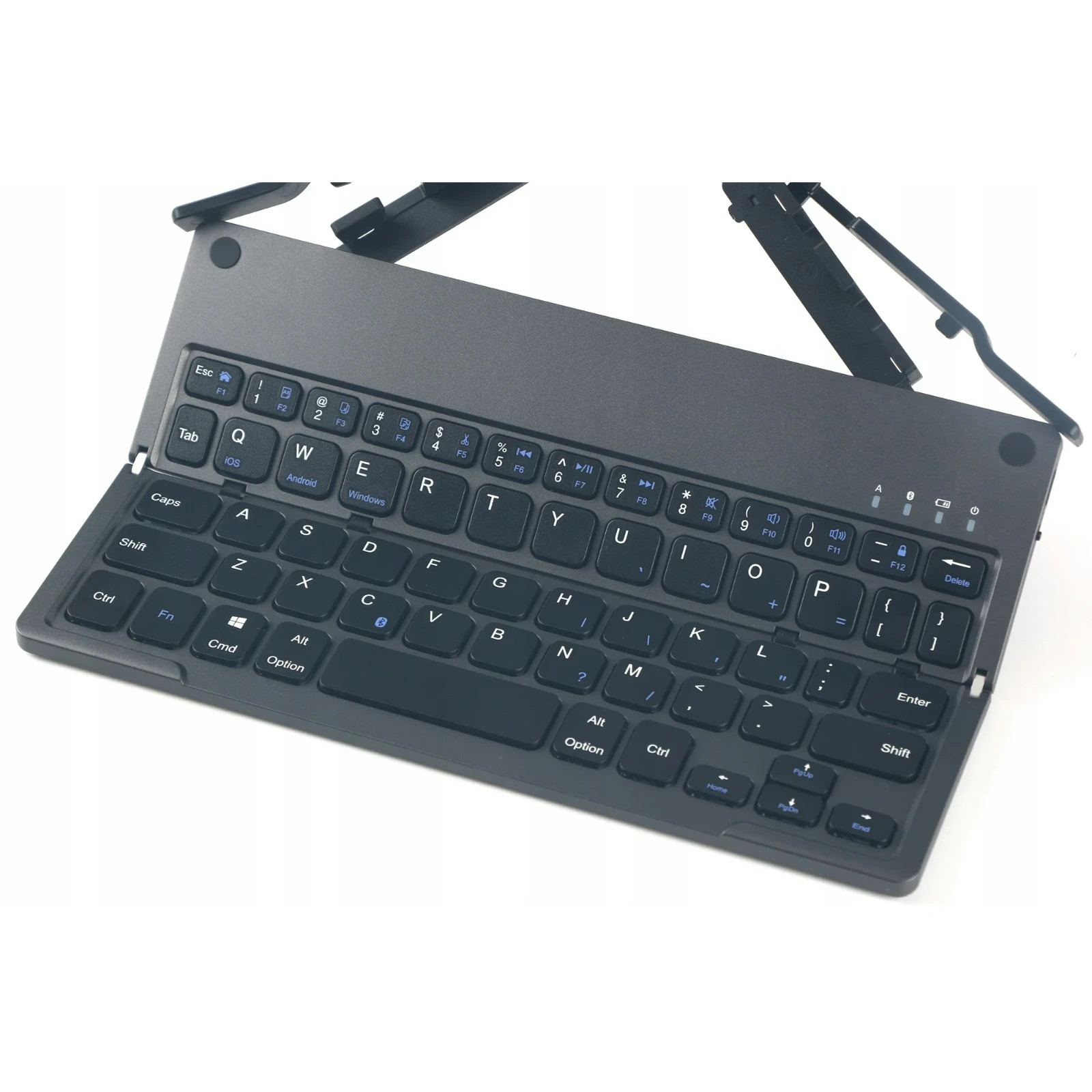 Mini Foldable Bluetooth Keyboard with Stand for Tablet iPad iPhone Android Phone