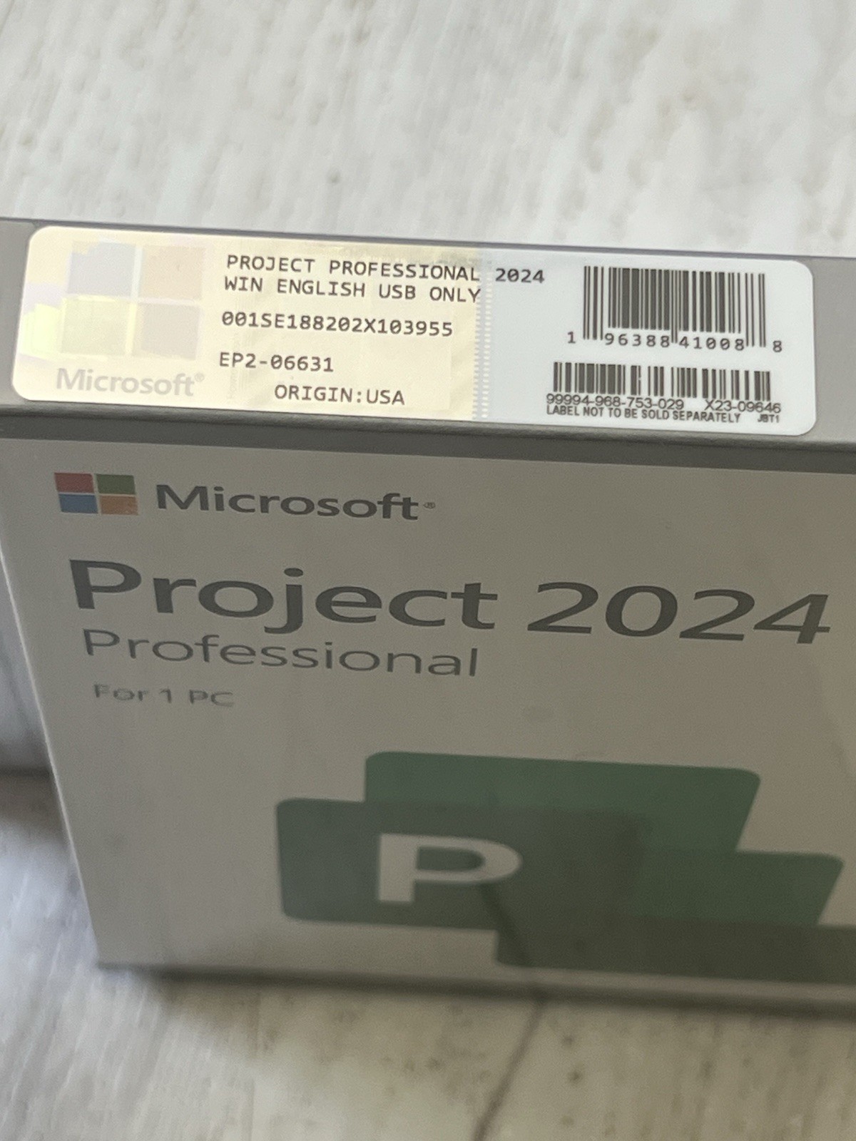 Microsoft Project 2024 Professional USB With Lifetime License Key 1 PC Sealed