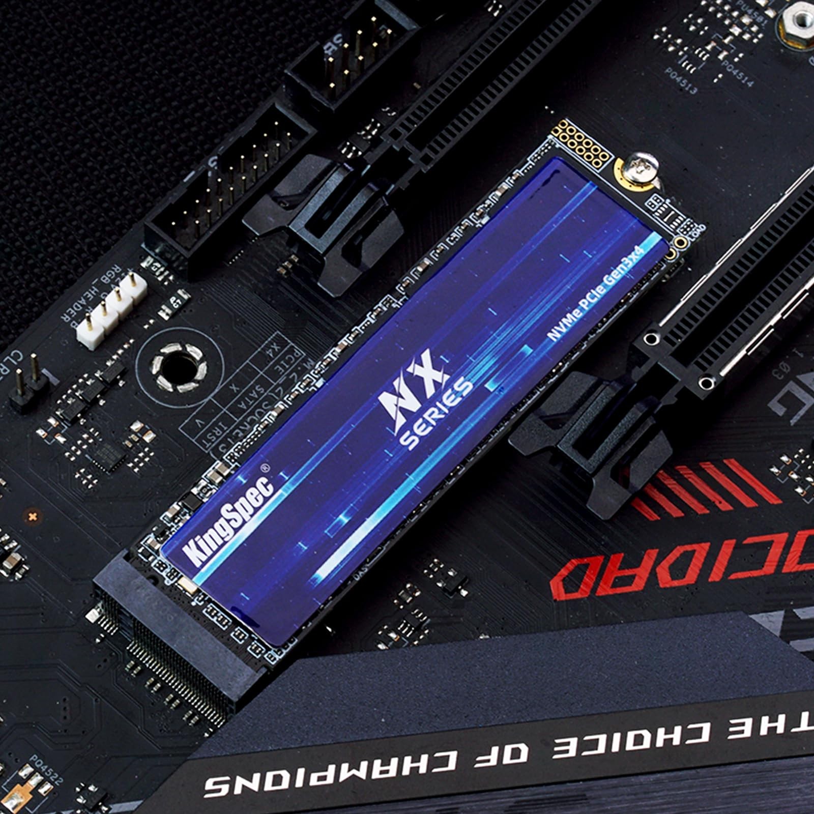 KingSpec NX Series 512GB Gen3x4 NVMe M.2 SSD, Up to 3500MB/s, 3D NAND Flash M…