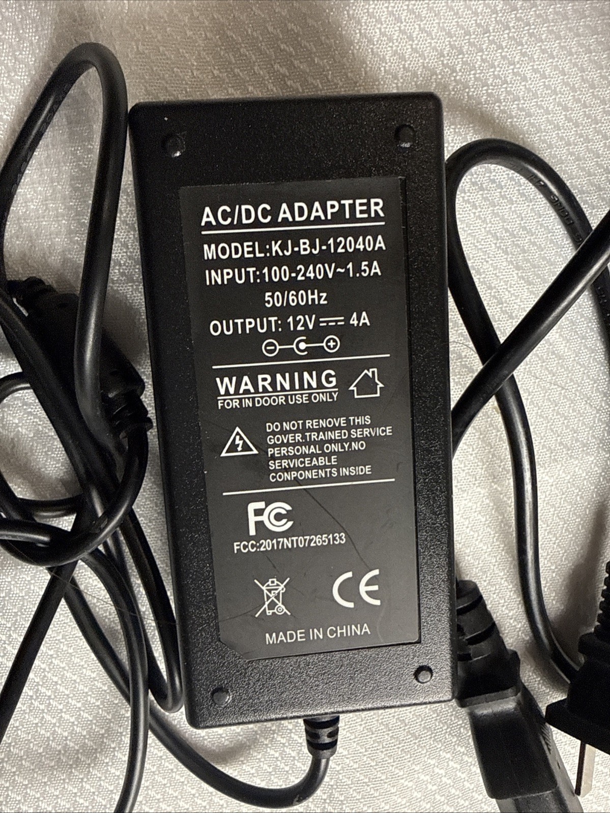 Replacement Laptop AC Adapter Charger ( 100-240V~1.5A • 50/60Hz ) New