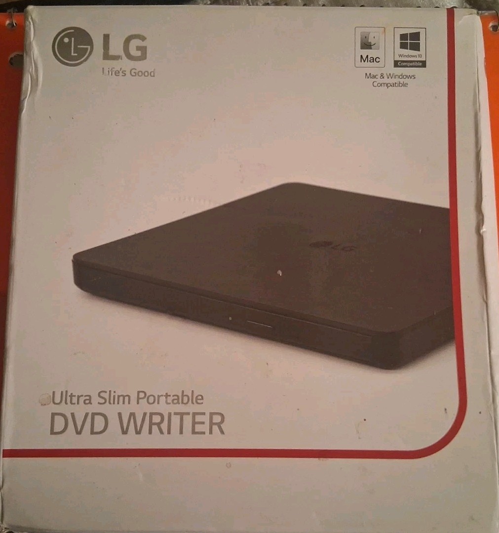 LG Ultra Slim Portable DVD Writer with M-DISC™ Support – GP63EX70