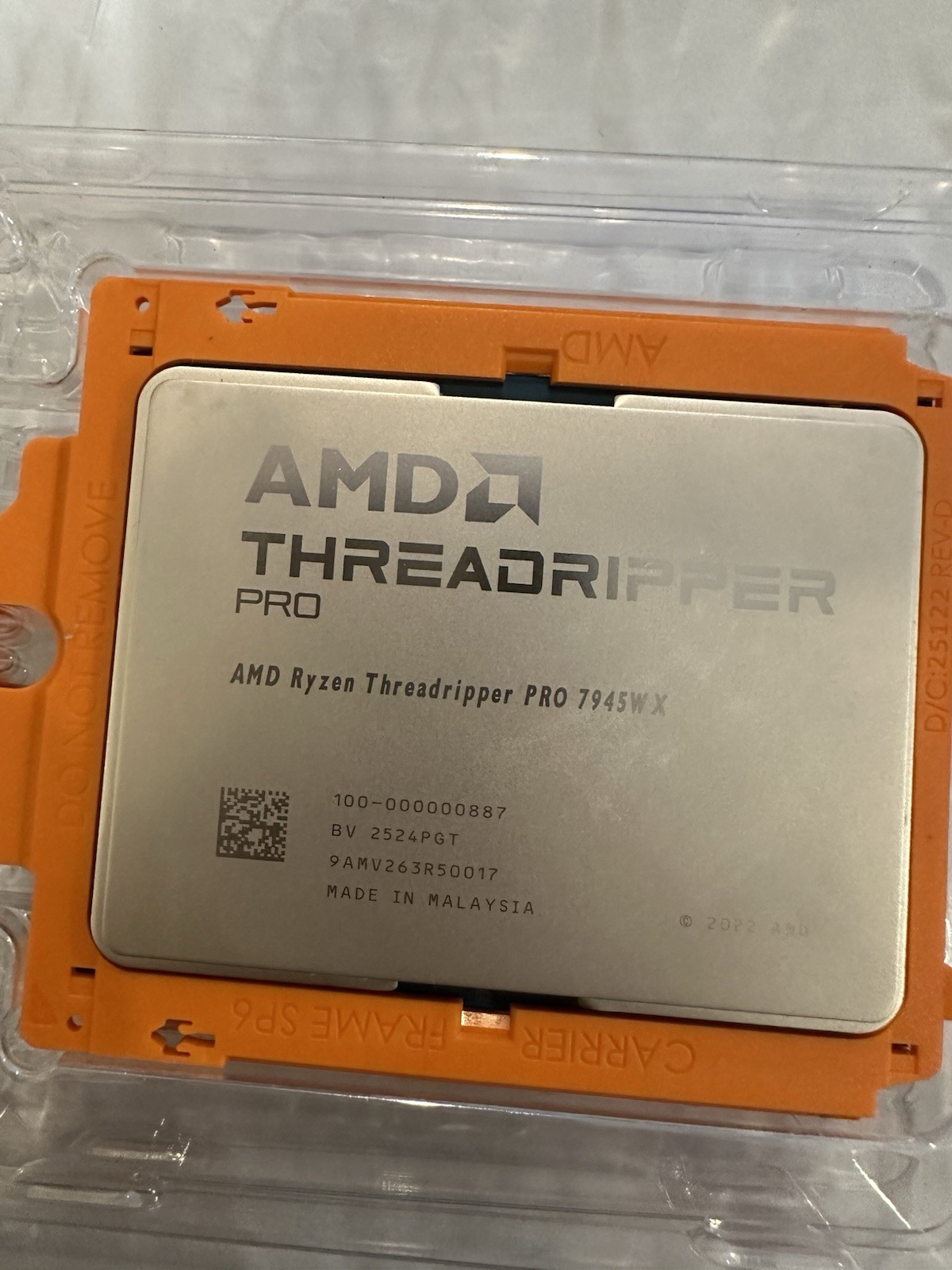 Dell Locked – AMD Ryzen Threadripper Pro 7945WX 12-Core 4.7 GHz