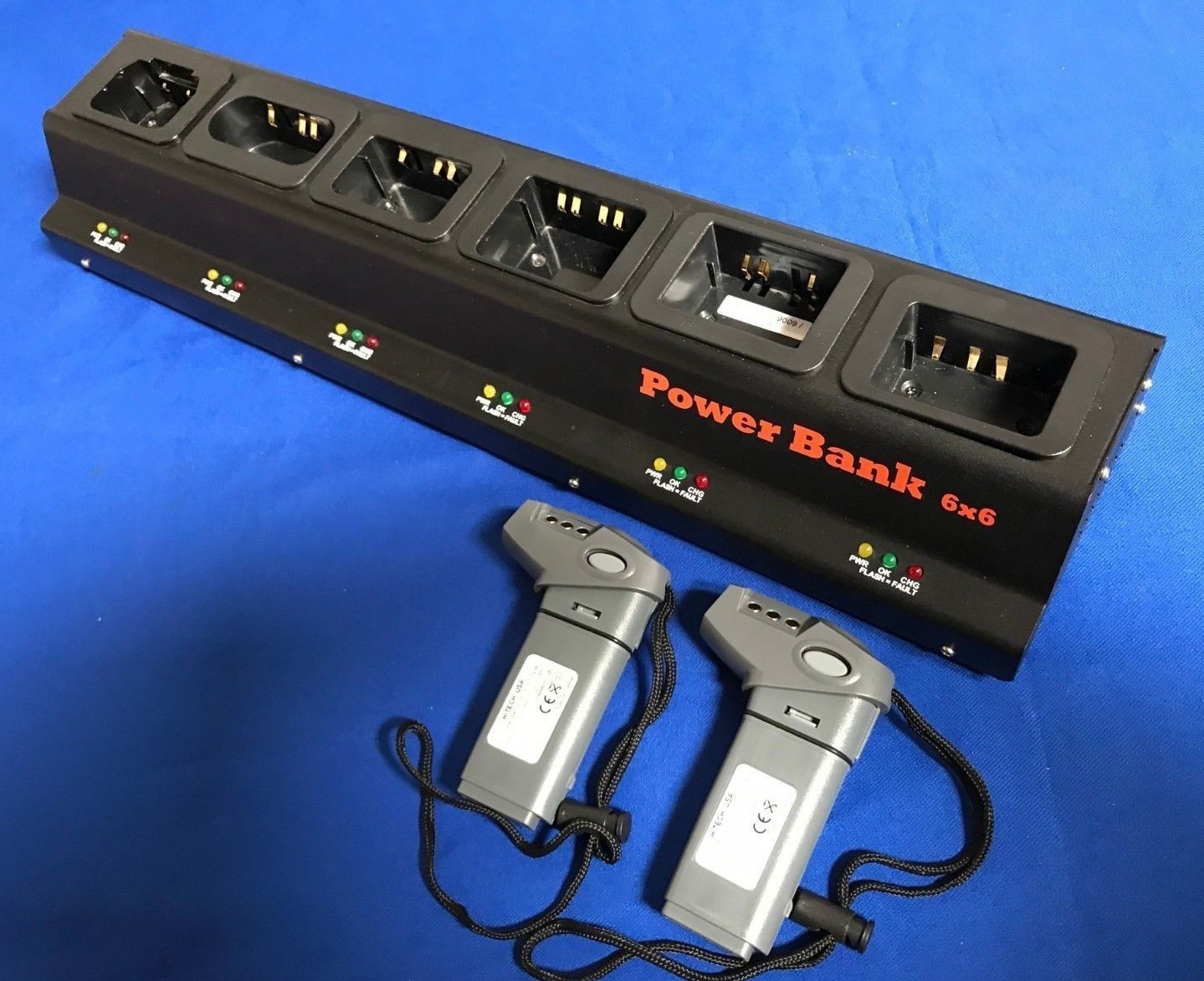 6 Bank Pro Charger(UL)For SYMBOL PDT6846/6840#21-54348-01(Not included battery)