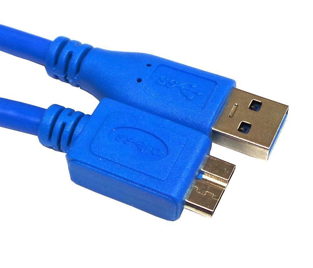 6FT High Speed 5Gbps USB 3.0 A male to Micro B male Data Sync Cord cable Blue