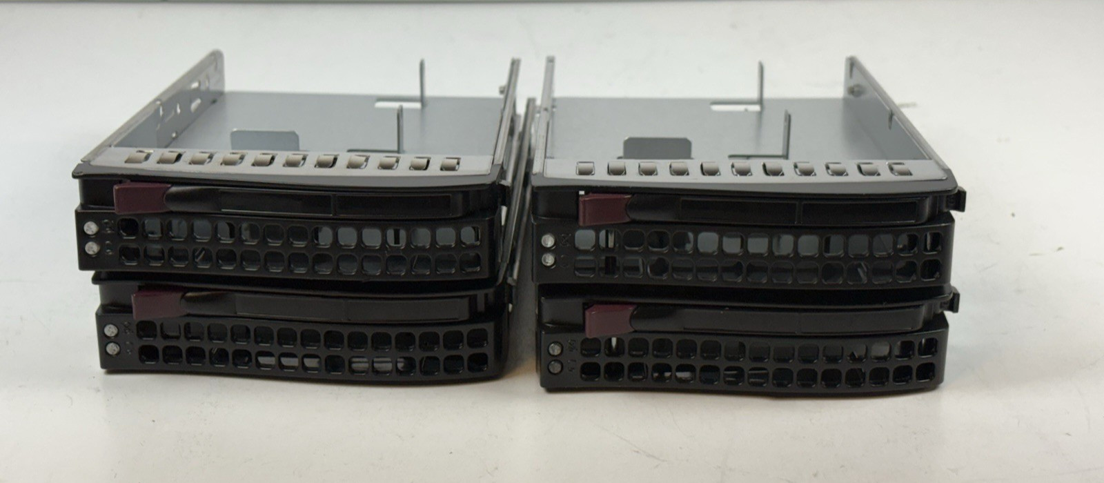 Lot of 4 Supermicro MCP-220-00043-0N 3.5″ to 2.5″ Drive Bay Adapter Tray Caddy