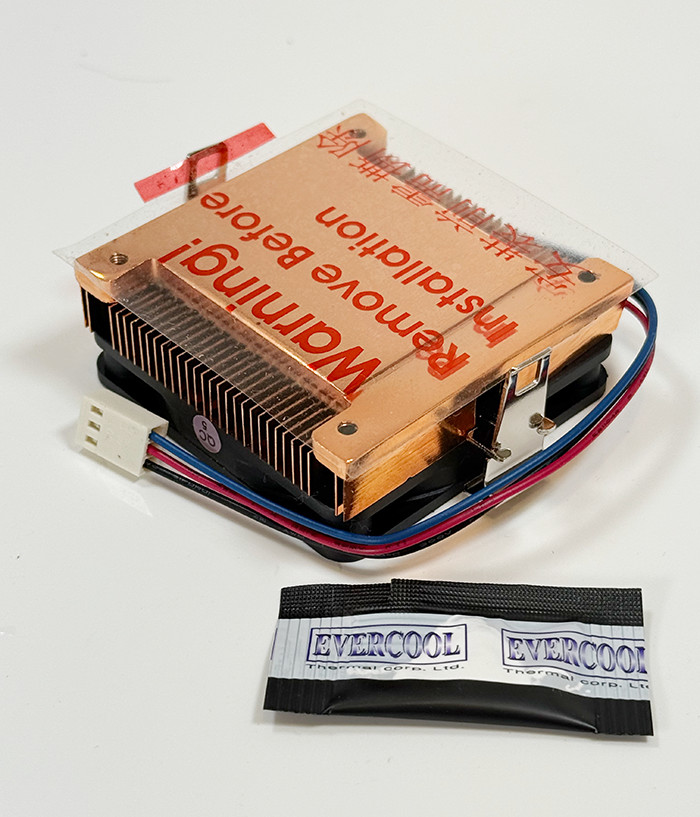 Pentium 3 Socket 370, AMD Socket A Low Profile 1U Copper Cooler