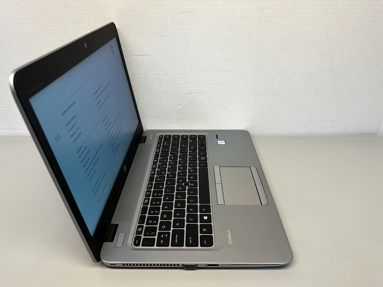 HP EliteBook 840 G3 i5-6300U 2.40GHz 8GB Ram 256GB SSD Laptop 14″ Batt Cap +85%