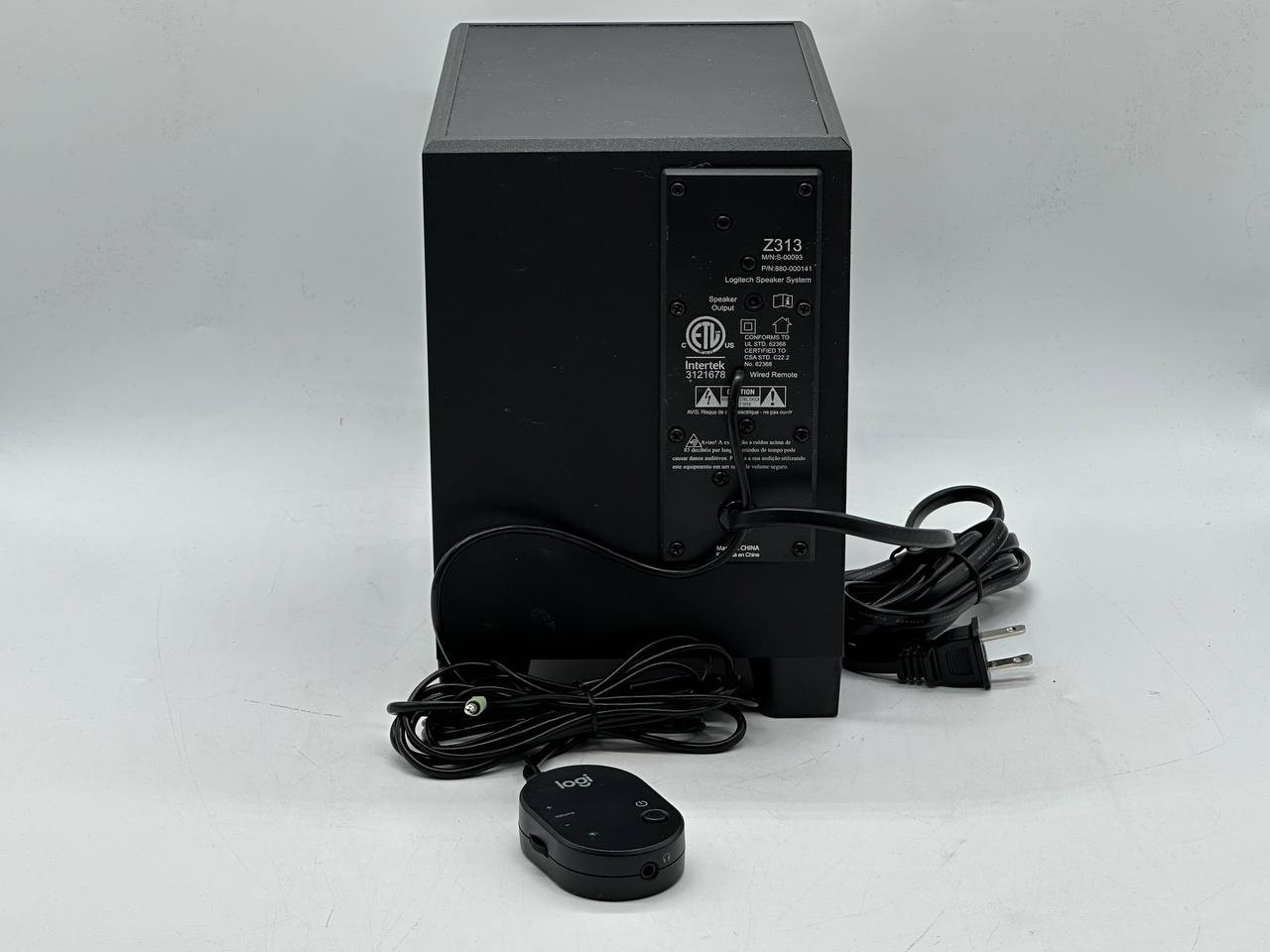 Logitech Z313 2.1 Multimedia Speaker System with Subwoofer