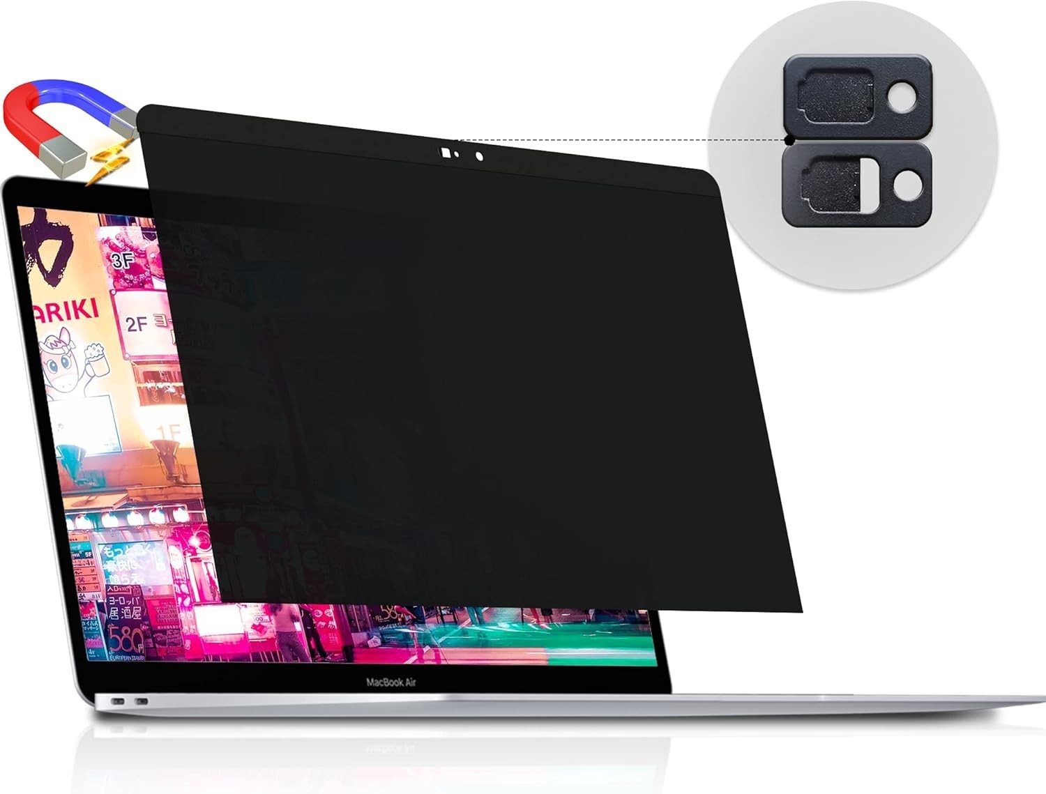 Magnetic Privacy Screen for Macbook Air/Pro 13 Inch: Blue Light Reduction & E…