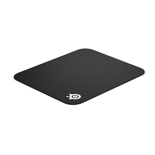 SteelSeries QcK mini Mousepad, Cloth, Small Size (S), Black, 25cm x 21cm x 0.2cm