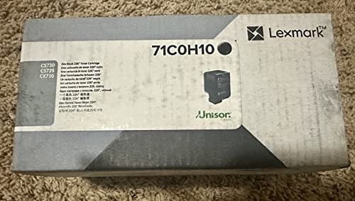 Lexmark Original Laser Toner Cartridge – Black Pack (71c0h10)