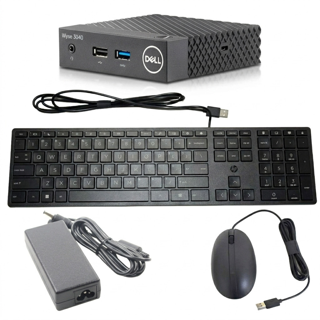 Dell Wyse 3040 N10D Thin Client Atom x5-Z8350 2GB Ram 16GB SSD ThinOS Kit 5MXMG