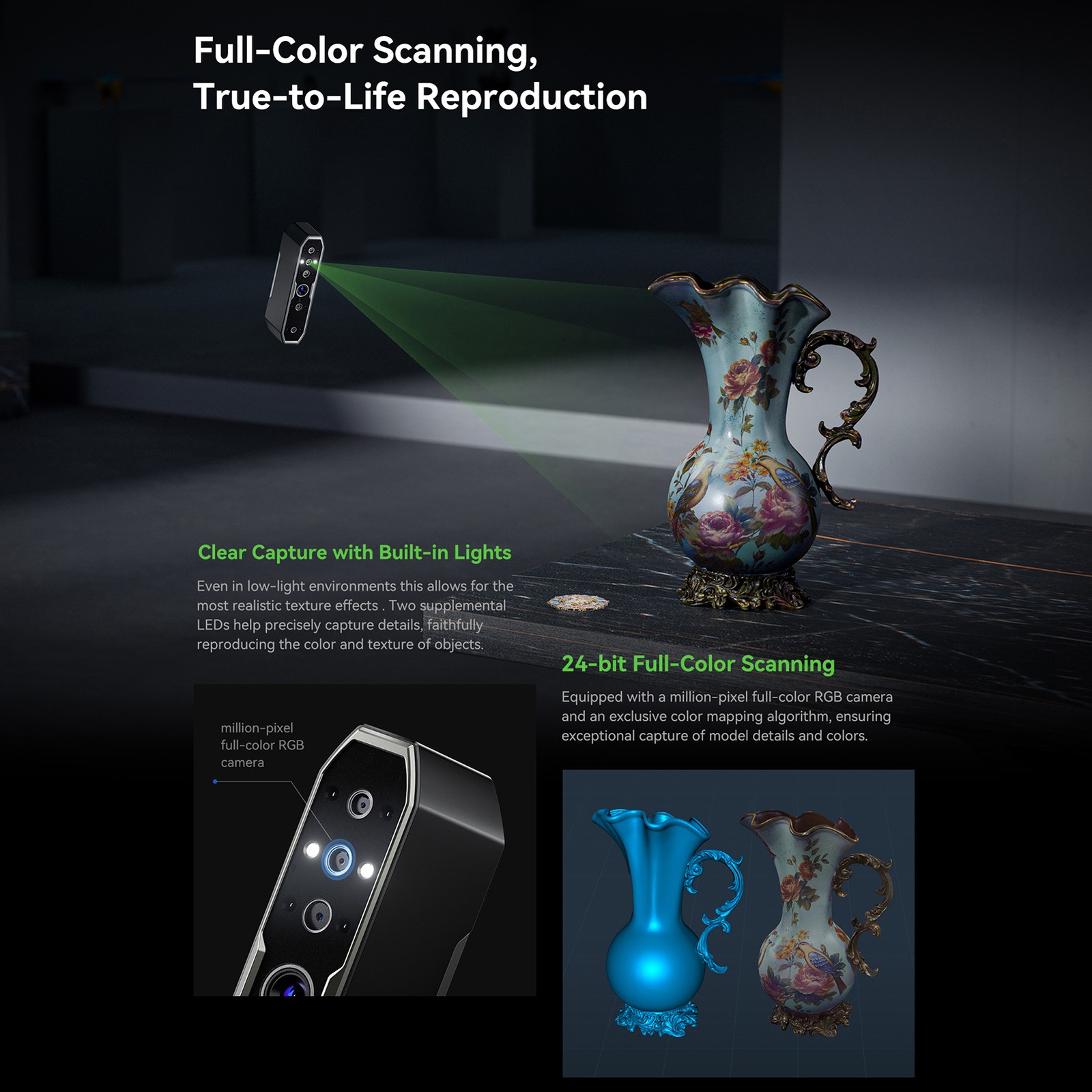 CR-Scan 3D Scanner 24-Bit Full-Color For IOS Y4L8