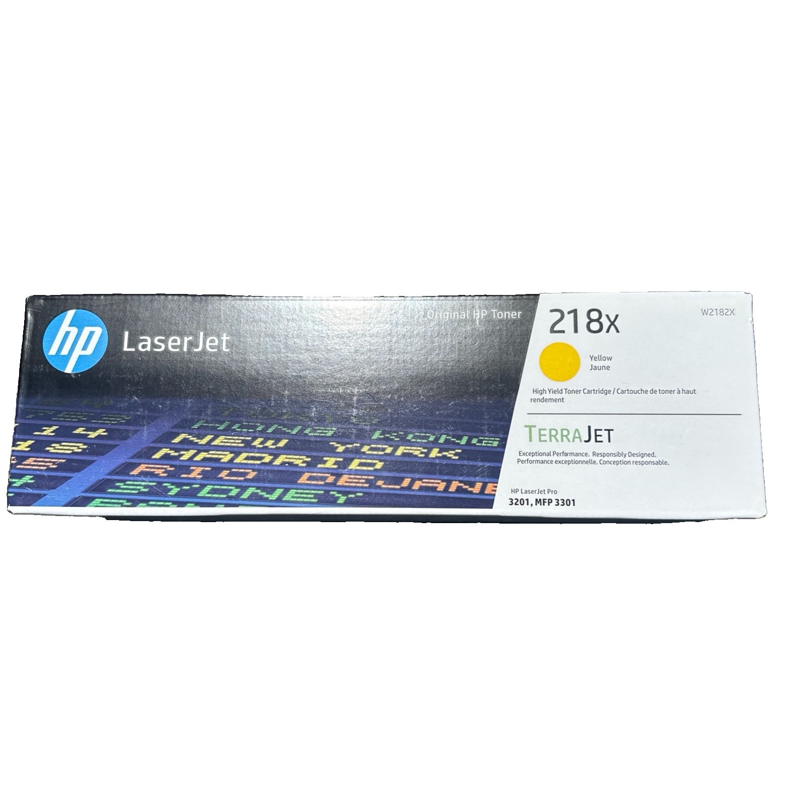 NEW SEALED GENUINE HP 218X High Yield Yellow LaserJet Toner Cartridge 2,500 page