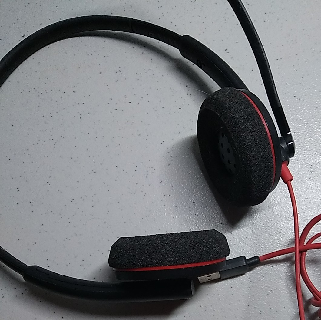 Plantronics Blackwire C3220 USB Headset 3220 Used Works!!
