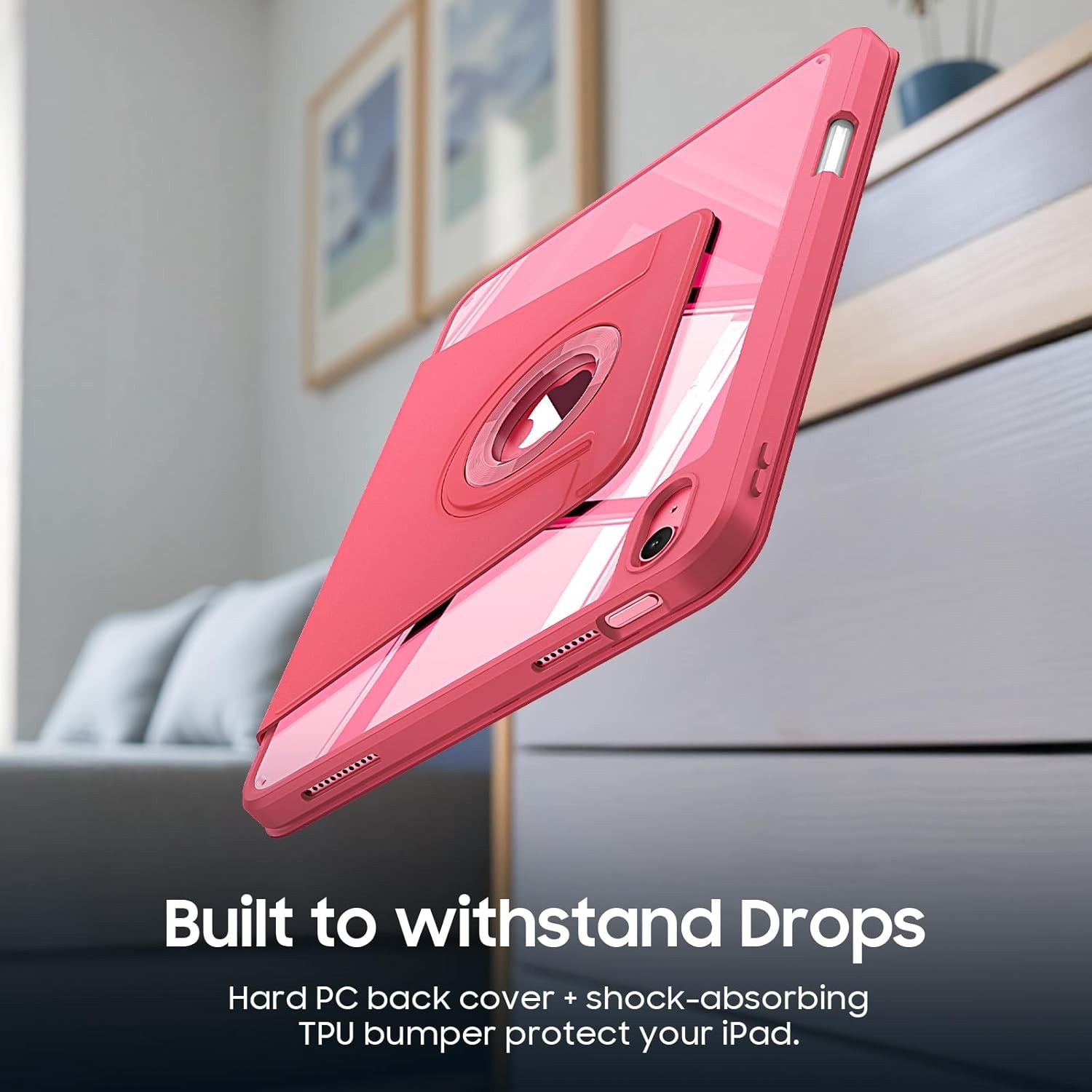 360° Rotating Case for iPad (A16) 11th 11 Inch (2025)/iPad 10th Gen Stand Cover