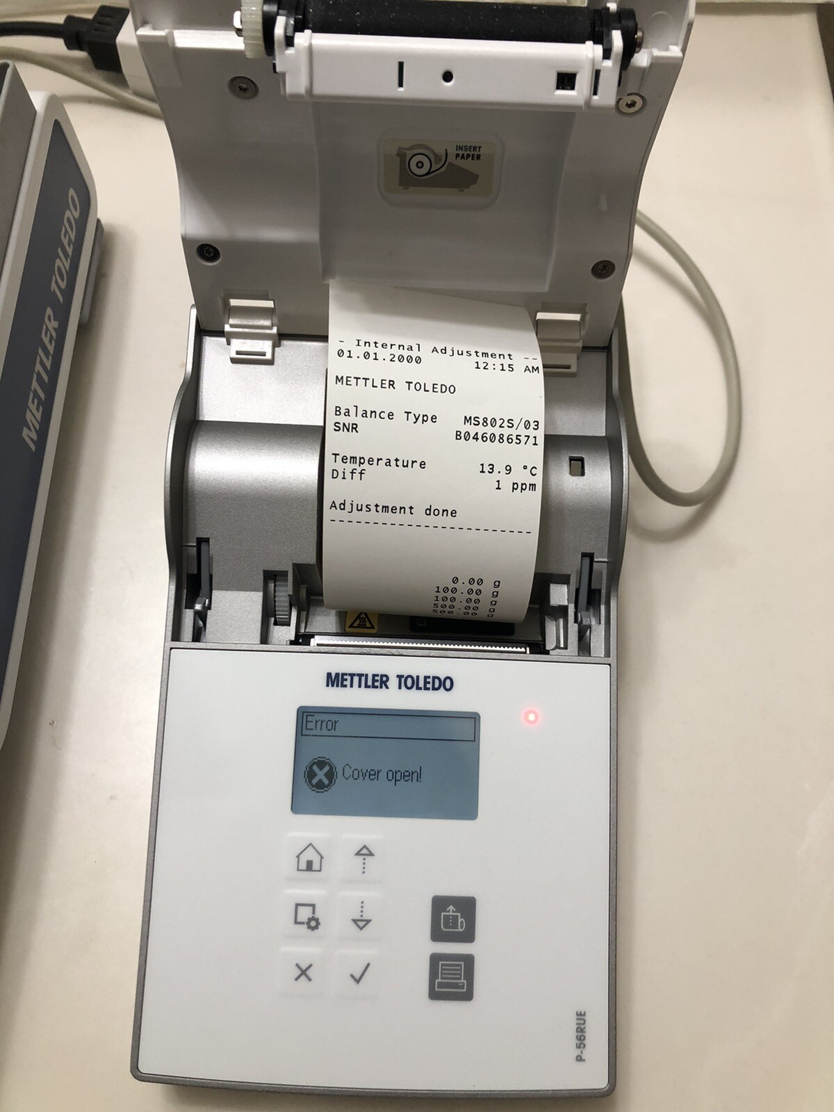 Mettler Toledo RS-P42 Balance Printer RS232 New Cosmetic Easy Connection