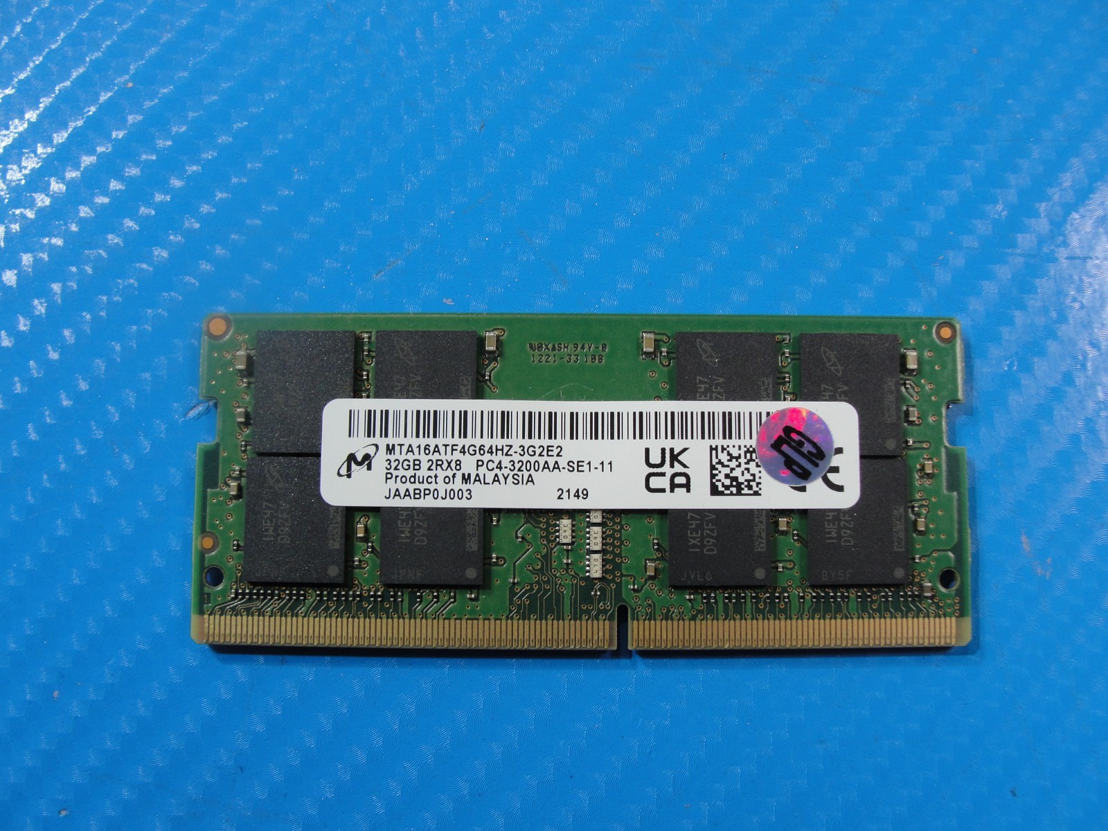 Dell 7560 Micron 32GB 2Rx8 PC4-3200AA SO-DIMM Memory RAM MTA16ATF4G64HZ-3G2E2