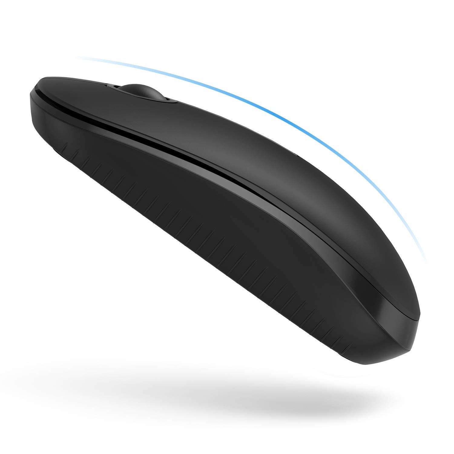 VssoPlor Wireless Mouse, 2.4G Slim Portable Computer Laptop Mouse with Black