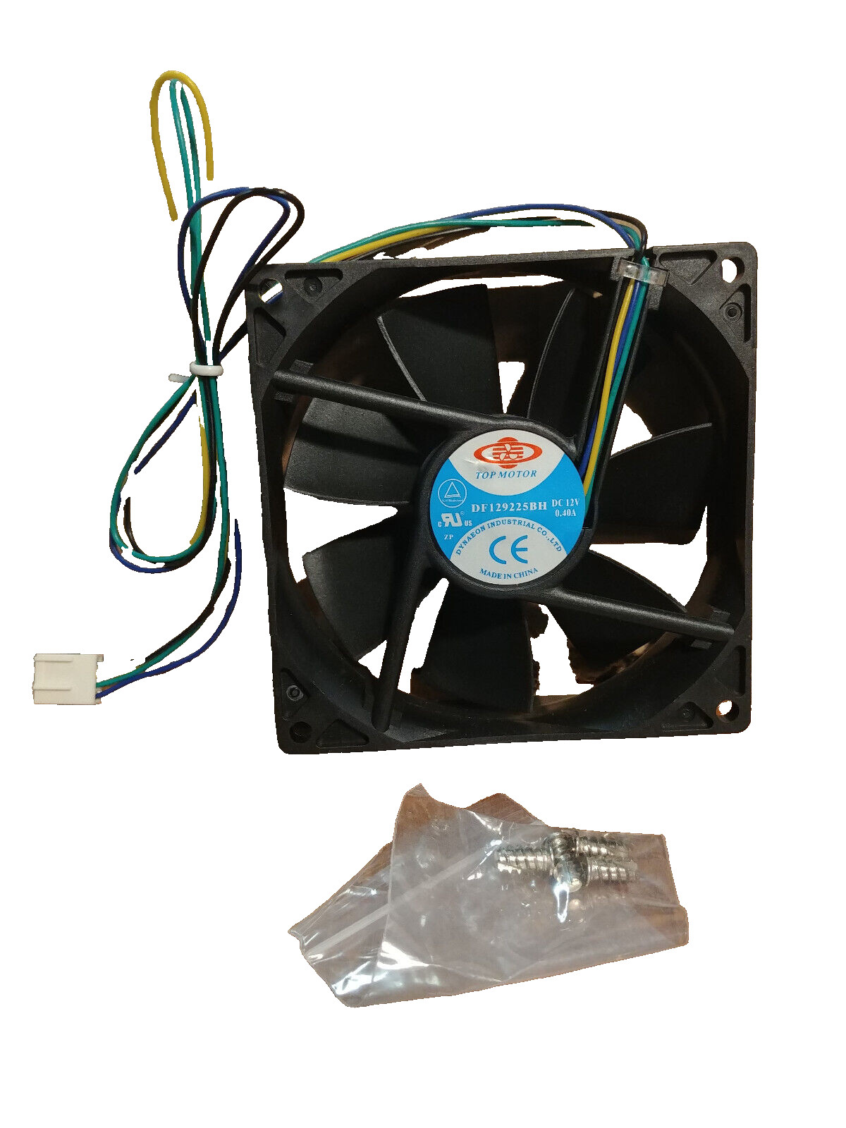 Top Motor DF129225BH-PWMG 4-pin case fan dual ball bearing 92mm with screws