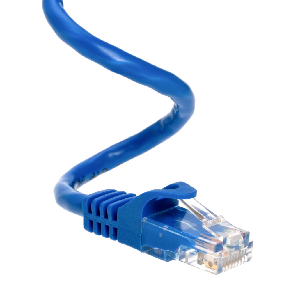 CAT6 Blue Ethernet Patch Cord LAN Network Cable RJ45 1.5FT- 20FT Multi-Pack LOT