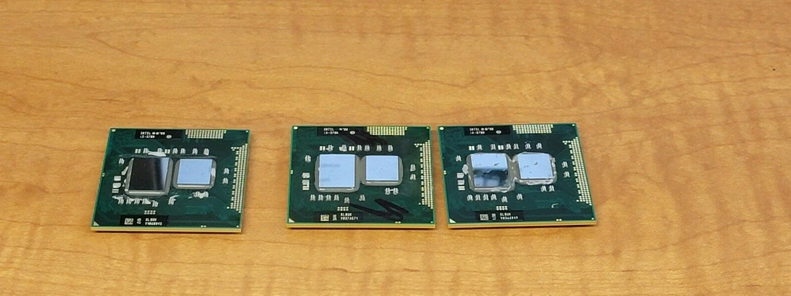 GENUINE!! LOT OF 3 INTEL CORE i3-370M 2.4GHz CPU PROCESSOR SLBUK