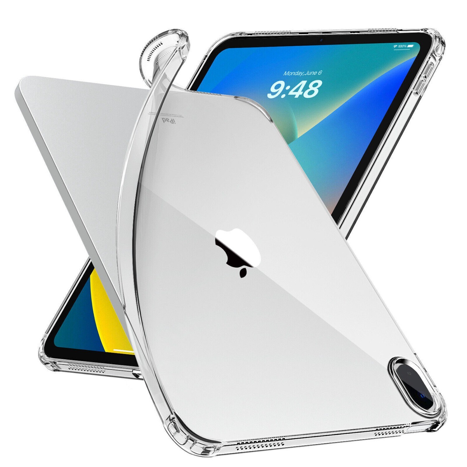 Clear TPU Back Shell Case For Apple iPad Old 2nd 3rd 4th Generation 9.7″ Cover