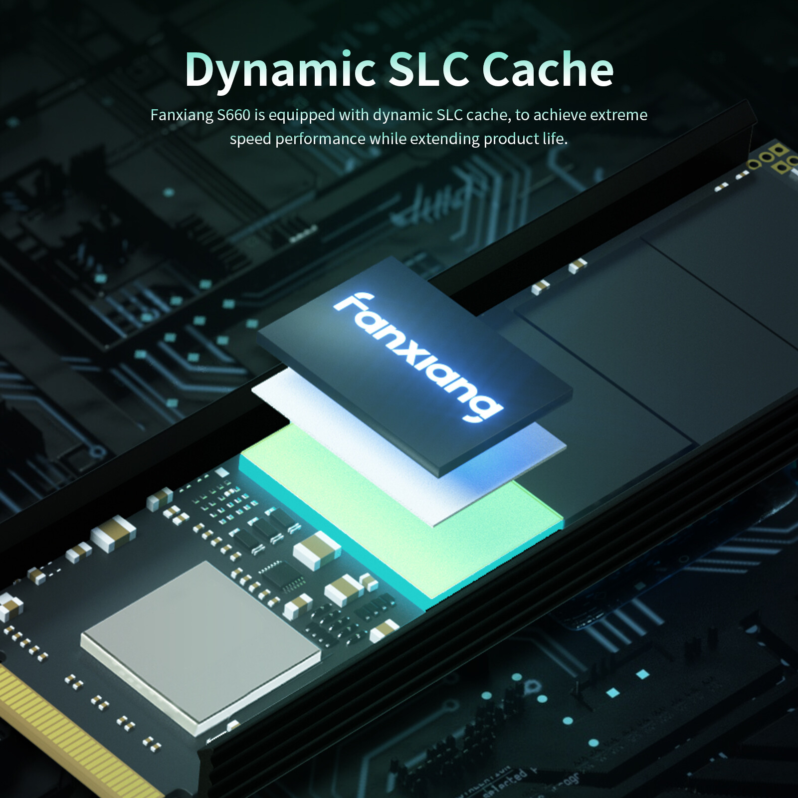 fanxiang S660 M.2 2280 2TB NVMe PCIe 4.0 Gen 4×4 Internal SSD For PS5 4800MB/S