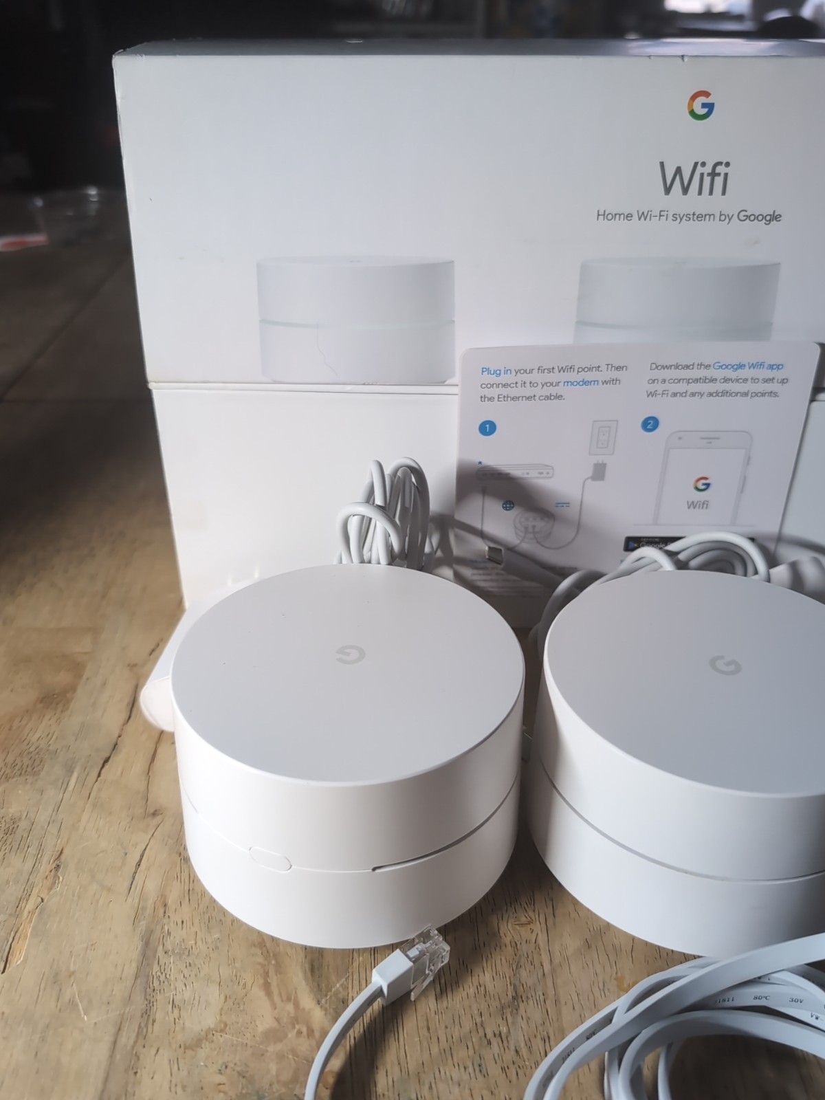 Google WiFi System Whole Home Mesh Router – 3 Pack (Open Box)