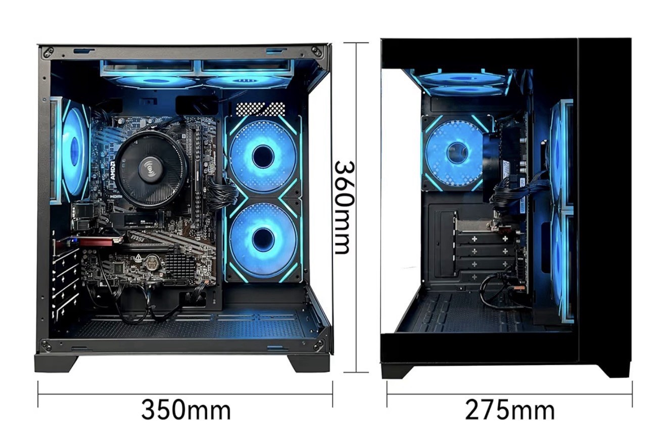 Gaming PC Desktop Computer AMD Ryzen 5 5600GT,16GB DDR4 3200Mhz,1Tb M.2 Nvme