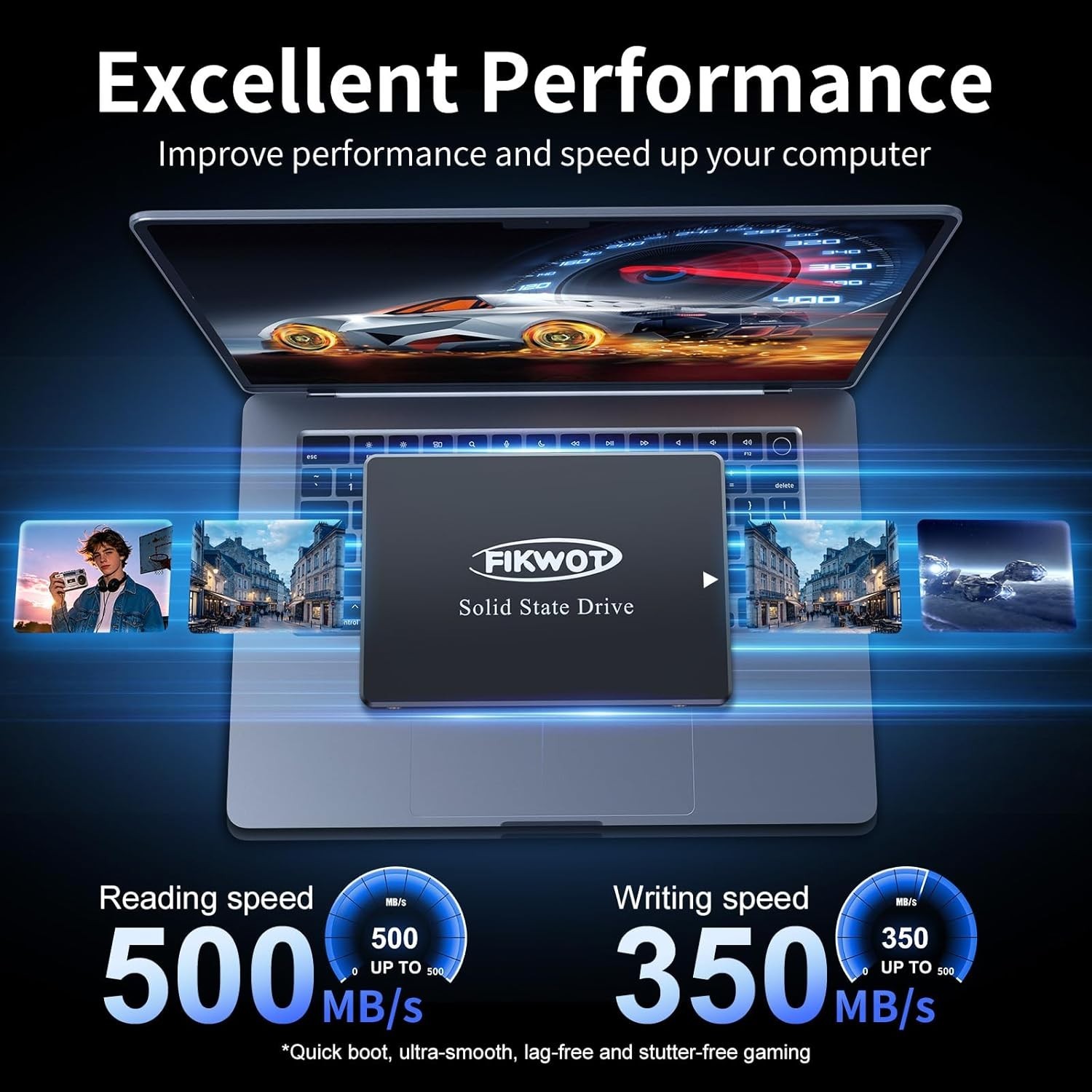 FS810 256GB 2.5” SATA III SSD – Up to 560MB/s Internal Solid State Drive