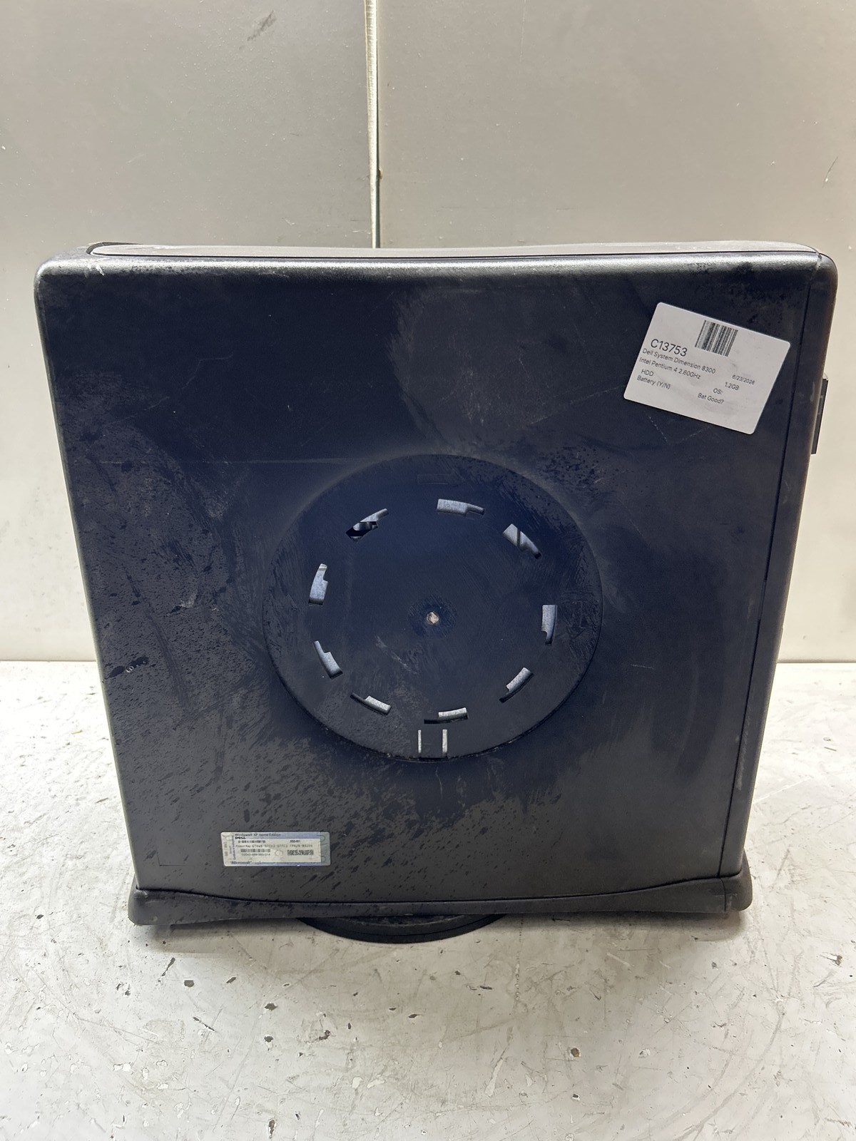 Dell Dimension 8300 Intel Pentium 4 2.60GHz 1.2GB NO HDD