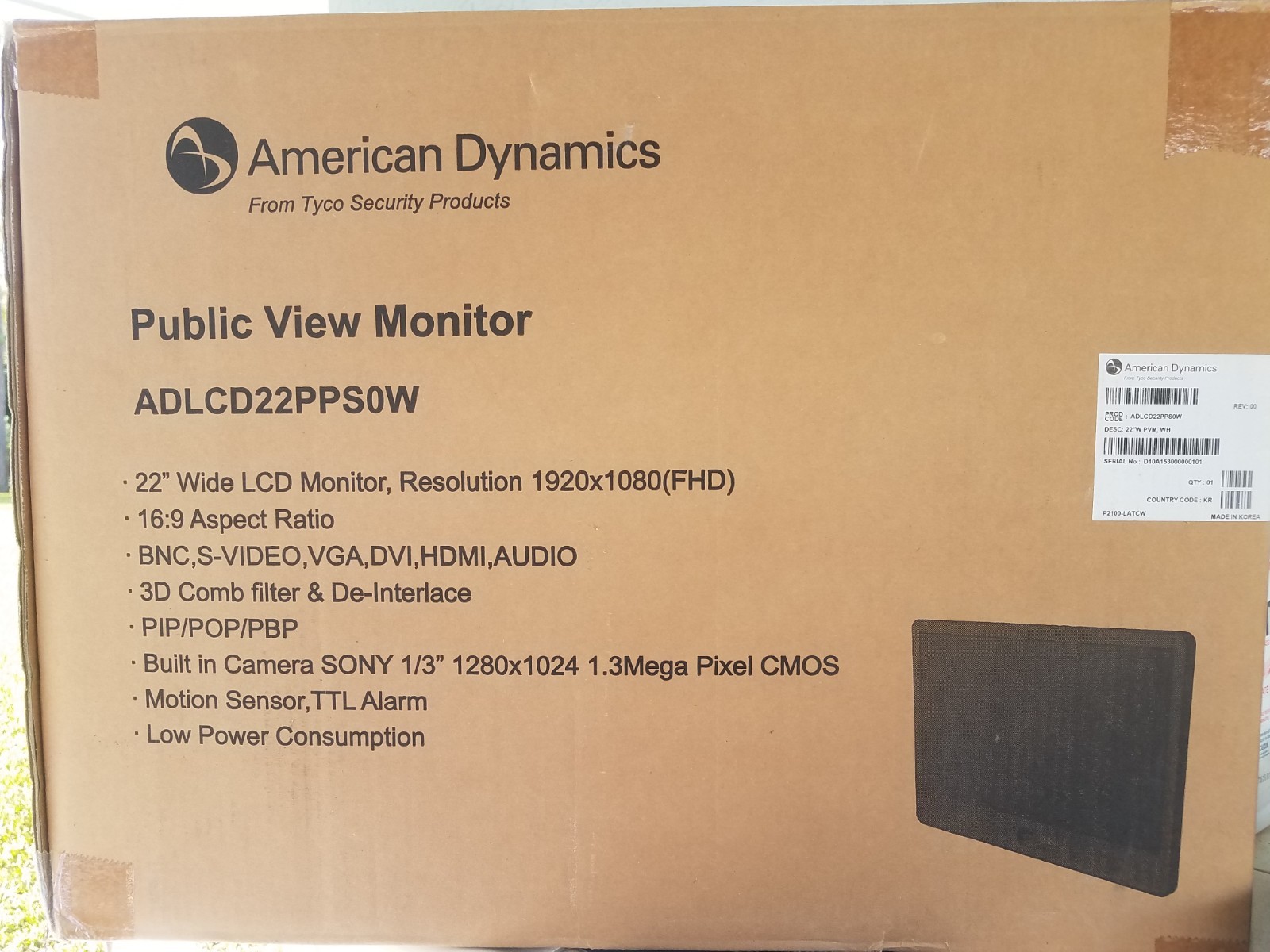 American Dynamics 22″ PVM