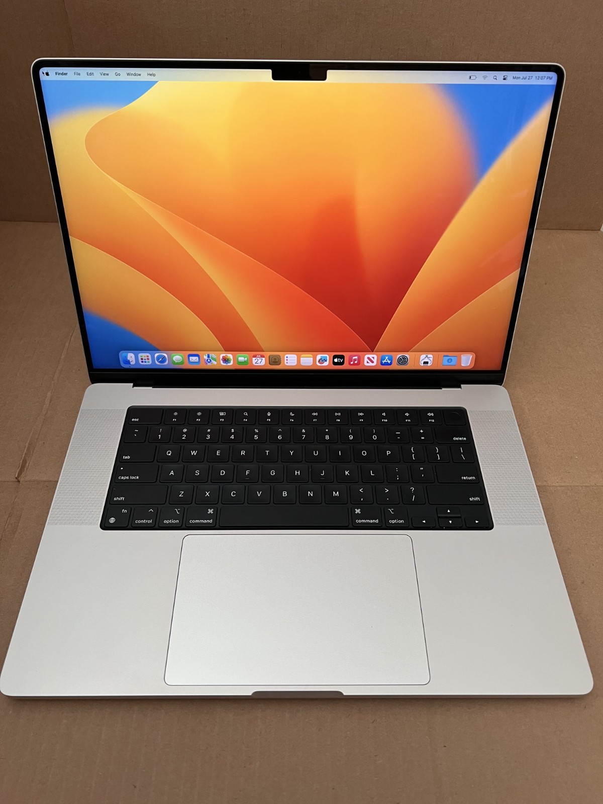 Apple MacBook Pro M1 Pro 10-Core 16.2 Inch 32GB RAM 1TB SSD Silver A2485