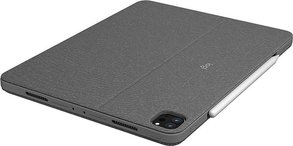 Logitech Combo Touch Keyboard Case for 12.9″ Apple iPad Pro 5th Gen.-Oxford Gray