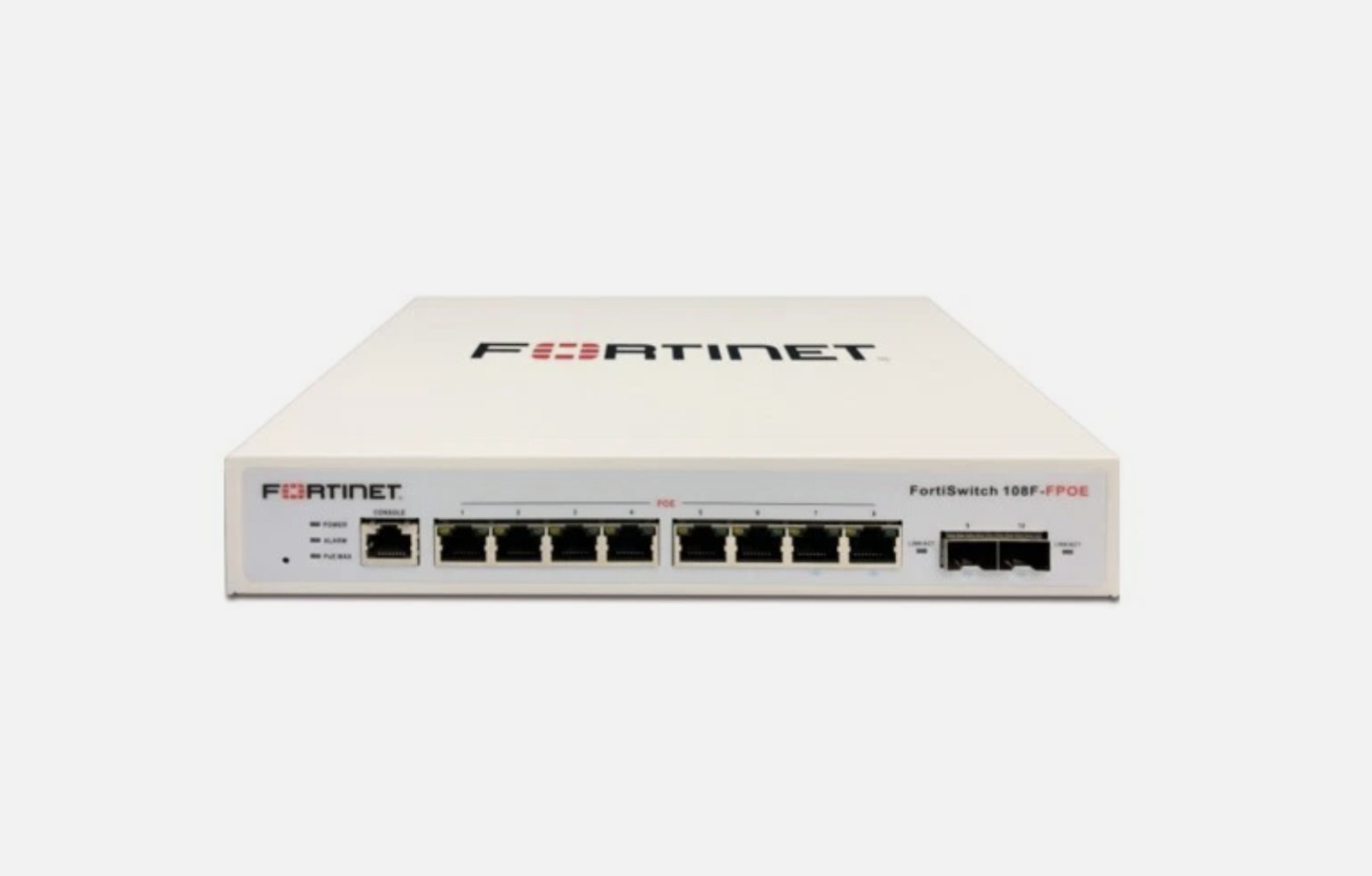 Fortinet FortiSwitch FS-108F-FPOE 8-Port PoE Managed Switch