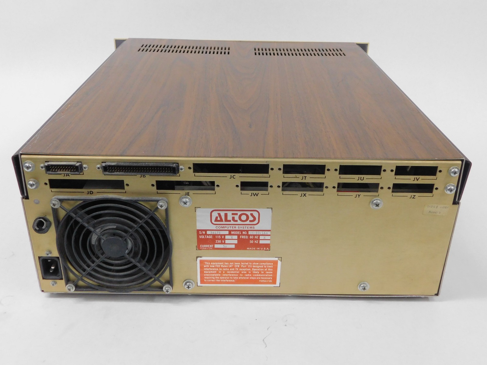 Altos Computer Systems UK-80-14A Vintage Computer Hard Drive (untested)