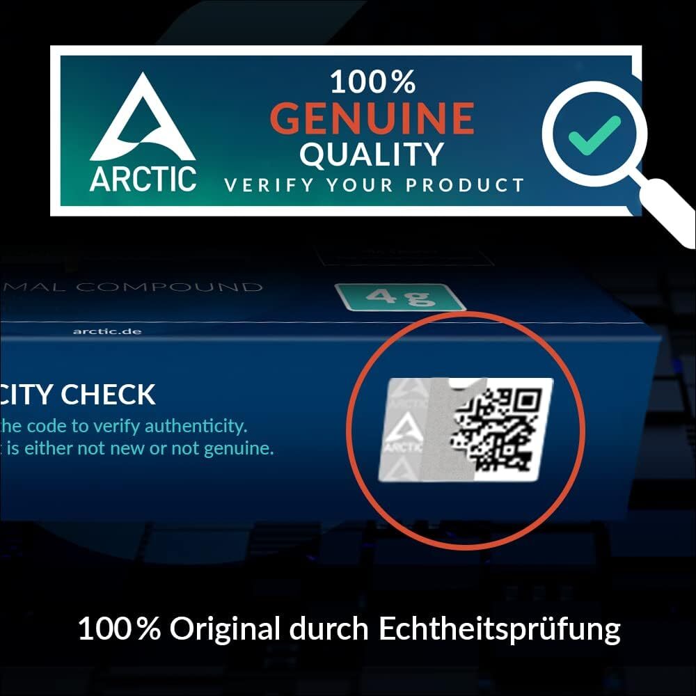 ARCTIC ACTCP00084A MX-6 (4 g, incl. 6 MX Cleaner) Thermal Paste for CPU