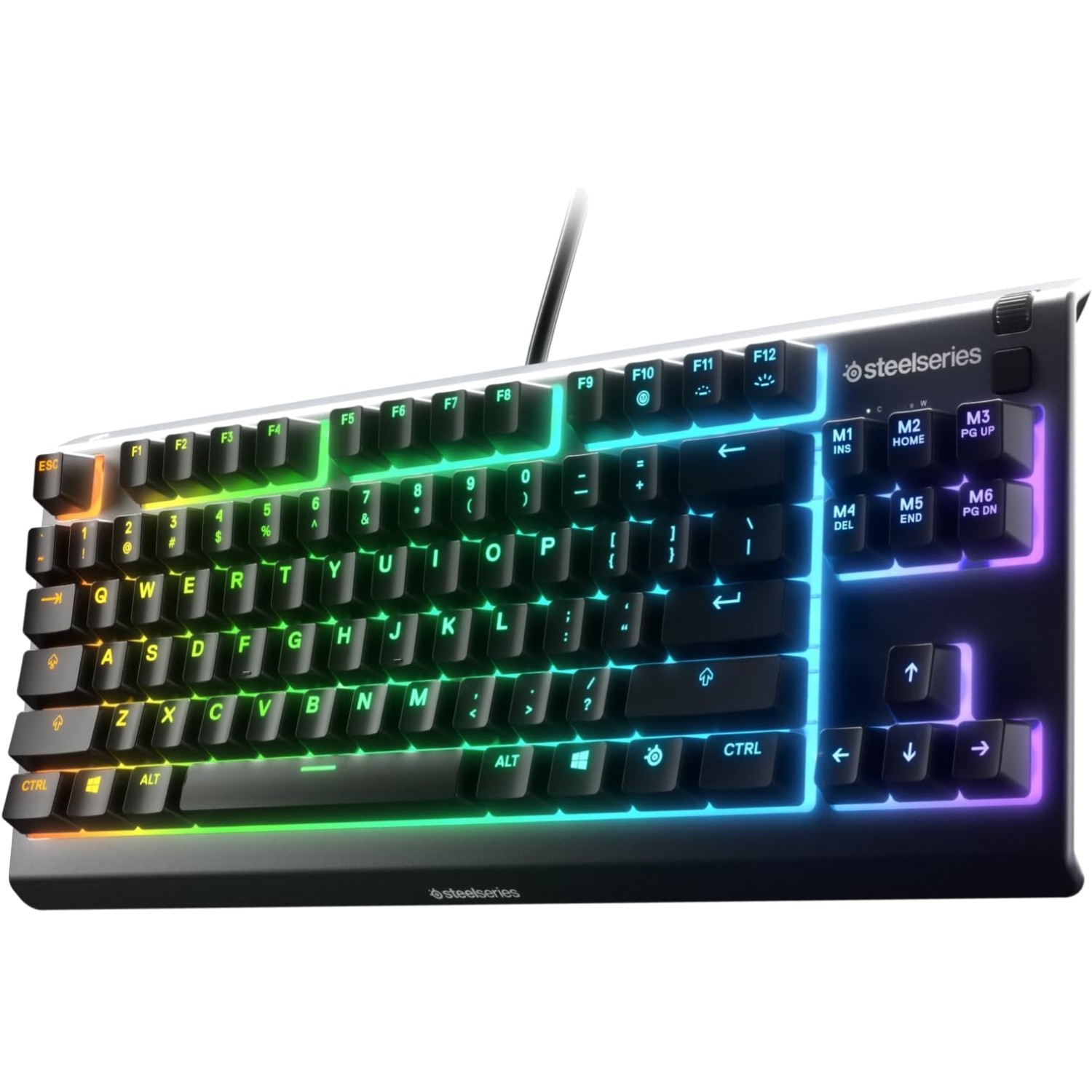 Gaming Keyboard Mechanical RGB Tenkeyless Water Dust Resistant Quiet Switches