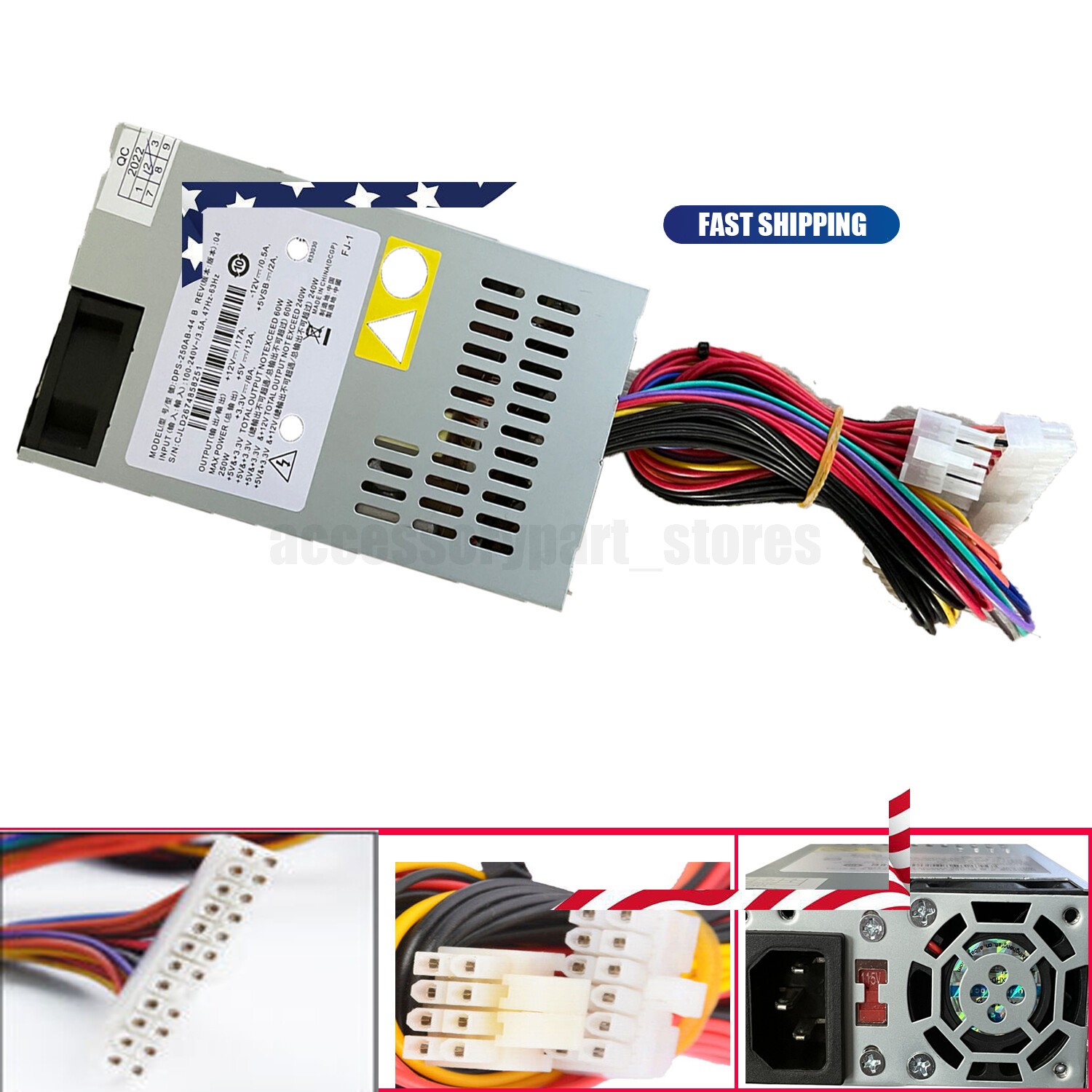 250W Power Supply PSU For Synology DPS-250AB-44B DS1515+ DS1010+ DS1815+ DS1812+