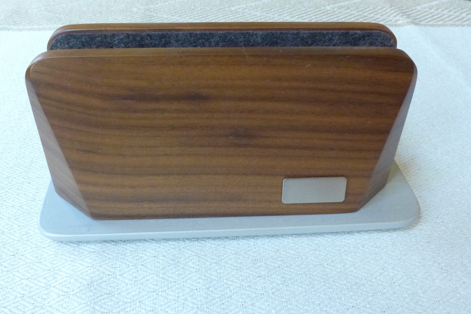 Vertical Laptop Stand / Brand New In Box/Brown/with Hardware FREE SHIP USA