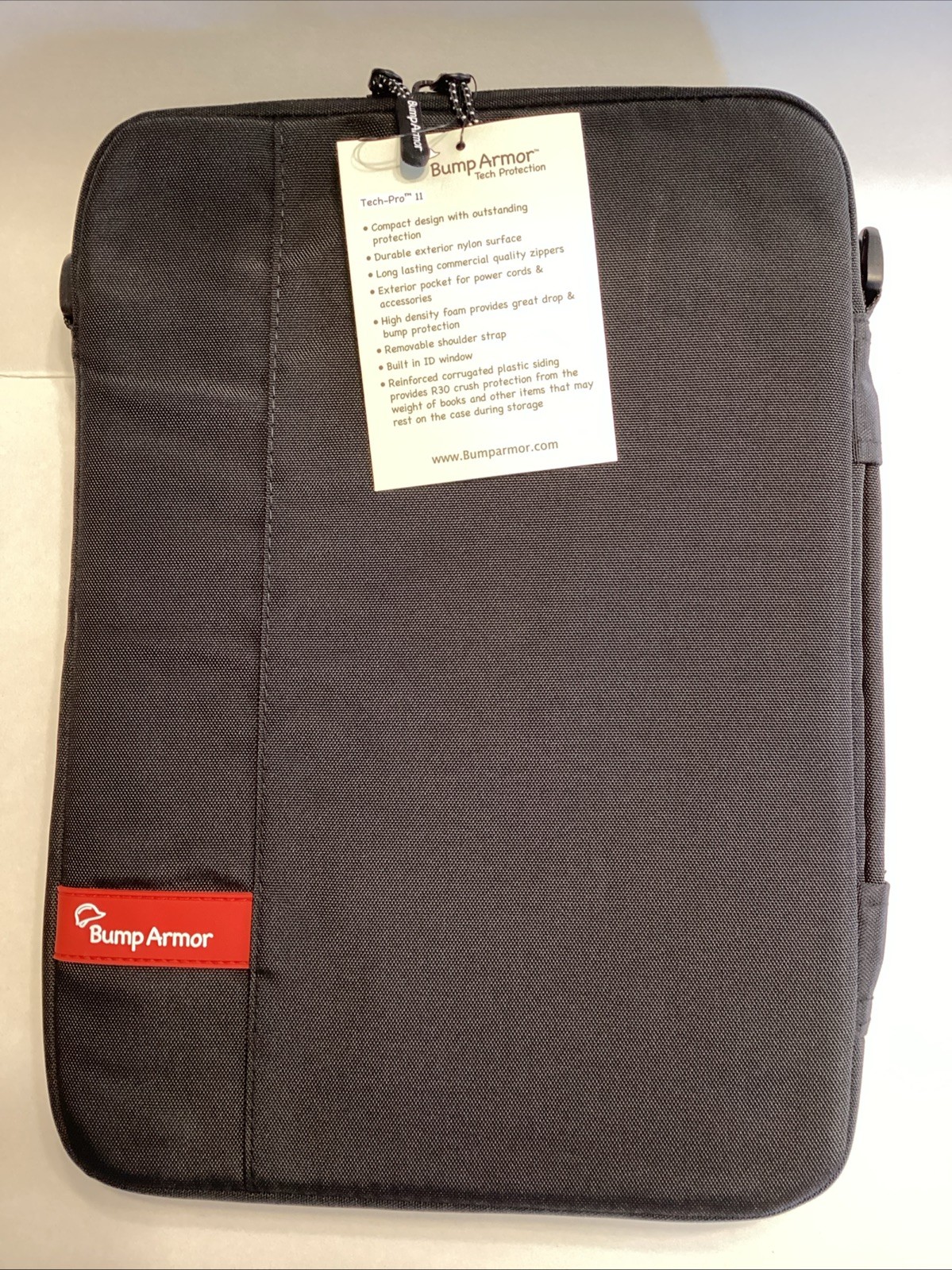 Bump Armor Tech Protection Black Carrying Case Laptop Tablet Chromebook 9”x 13”