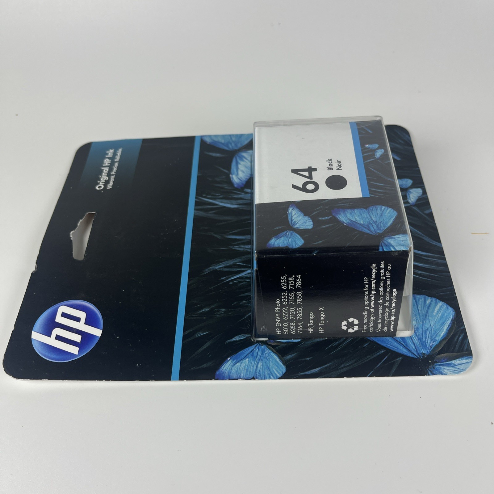 OEM Genuine HP 64 Black Ink Cartridge N9J90AN Exp 4/2023 Sealed