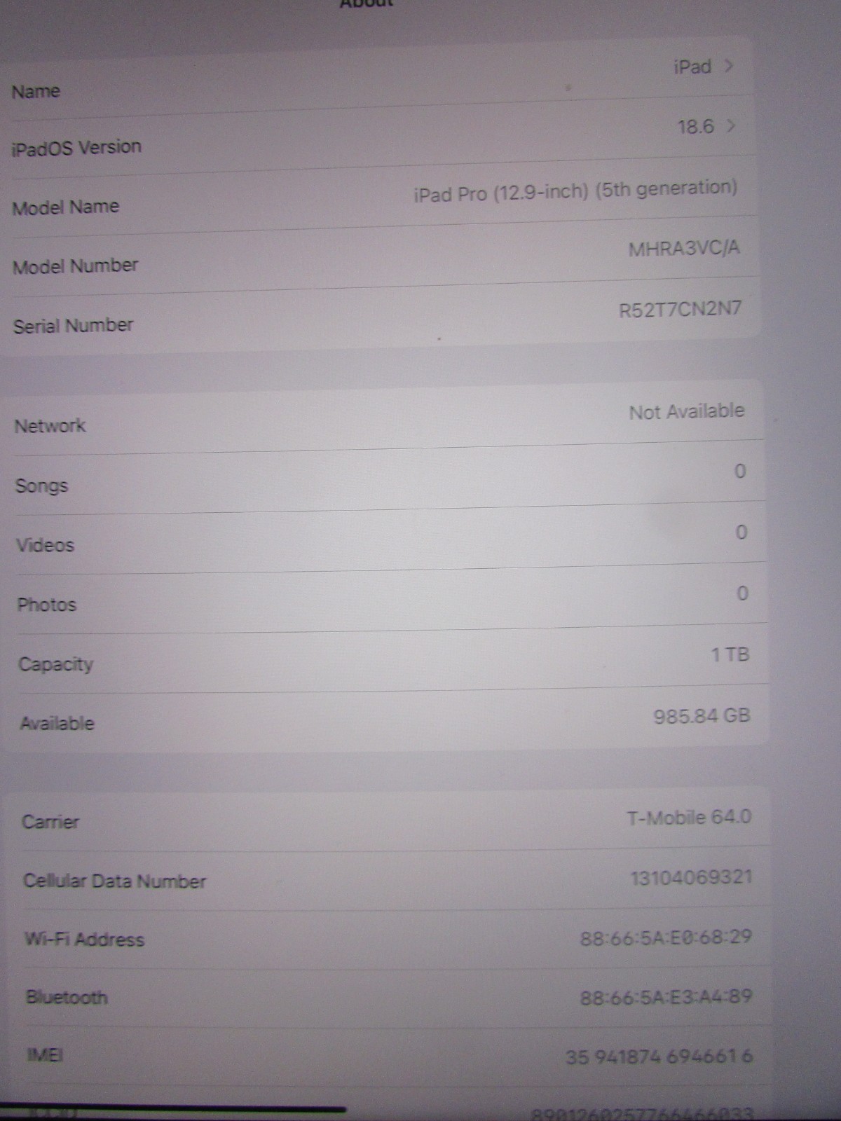 Apple iPad Pro 12.9-inch (5th generation) A2379 1 TB, Wi-Fi + 5G,keyboard MINT