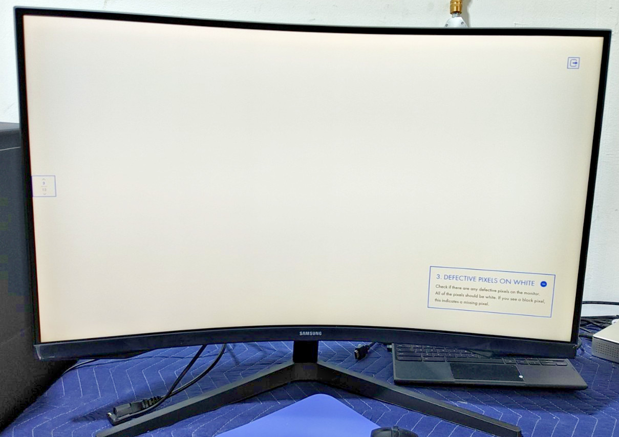 Samsung Odyssey G55C 32in QHD Curved Gaming Monitor 165Hz LS32CG550ENXZA *READ*