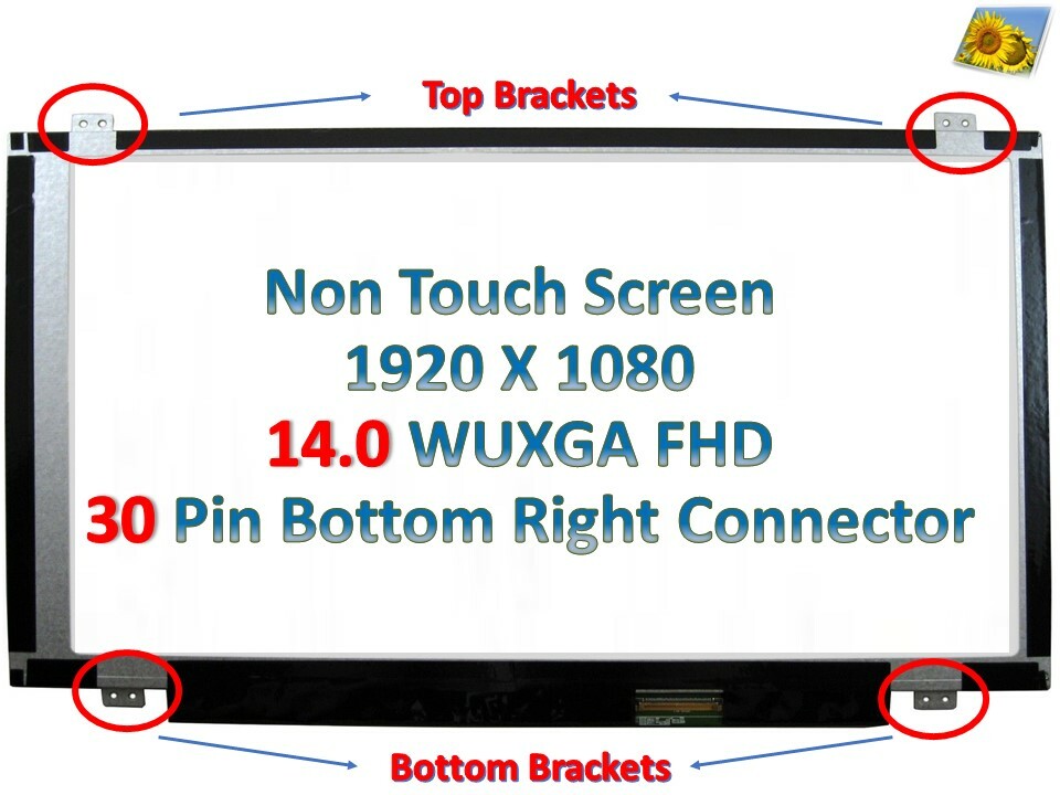 New LED LCD Screen for B140HAN01.3 IPS FHD 1920×1080 Display 14.0 WUXGA
